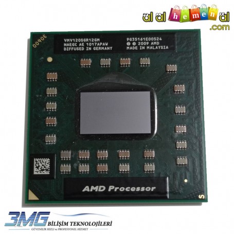 AMD V Series V120  (VMV120SGR12GM) S1 Soket 2.20Ghz (2.El Ürün)