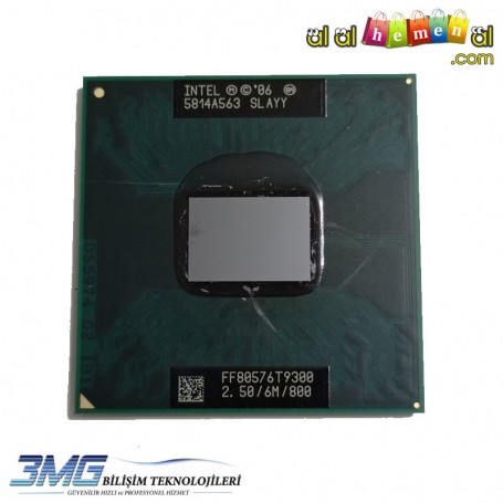 Intel® Core™2 Duo T9300 İşlemci 6M Önbellek, 2.50 GHz, 800 MHz FSB (2.El Ürün)