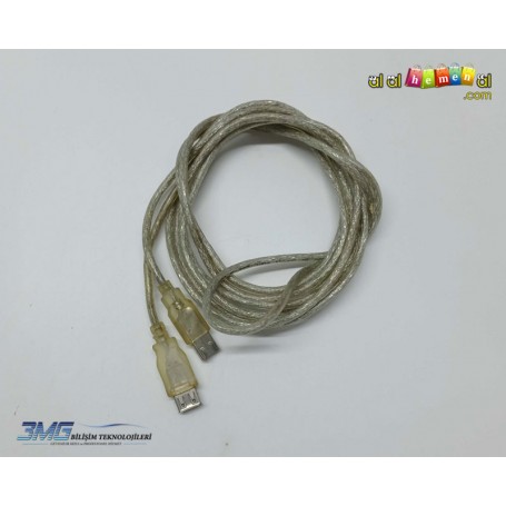2.0 USB Standart Uzatma Kablosu 3M (300cm) 2.EL