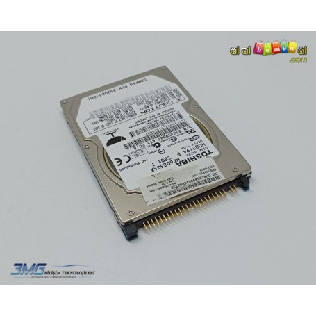 TOSHIBA IDE 2.5inç 60GB 5400Rpm Hard Disk