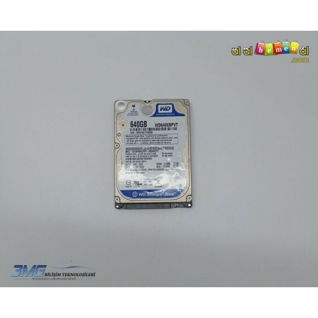 WD WesternDigital SATA 2.5inç 640GB 5400Rpm Hard Disk