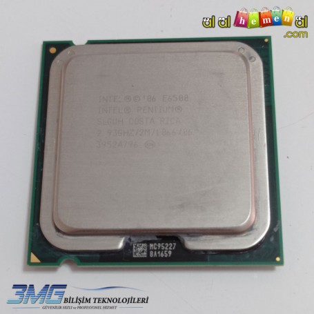 Intel® Pentium® E6500 İşlemci 2M Önbellek, 2.93 GHz, 1066 FSB (2.El Ürün)