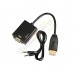 HDMI Dönüştürücü Kablo HDMI + Audio Girişi ile Birlikte