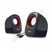 Snopy SN-120 2.0 Siyah/Kırmızı USB Hoparlör (Speaker)