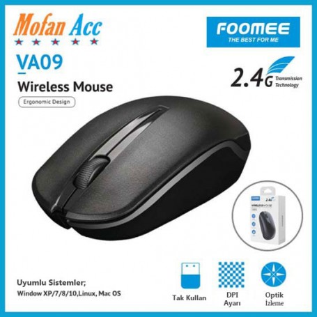 Wireless Mouse FOOMEE VA09 2.4Ghz (Kablusuz Mouse)