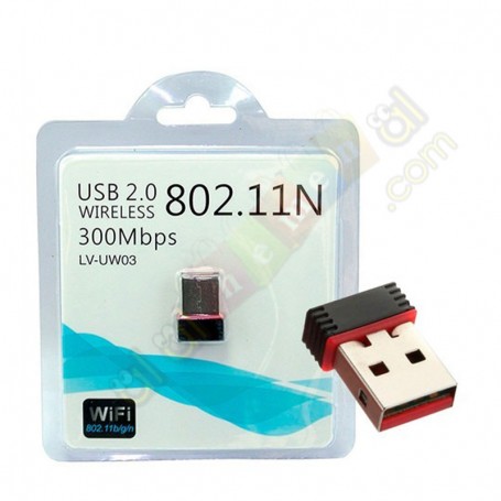 LV-UW03 USB 2.0 WIRELESS 300Mbps 802.11N Wifi Adaptör