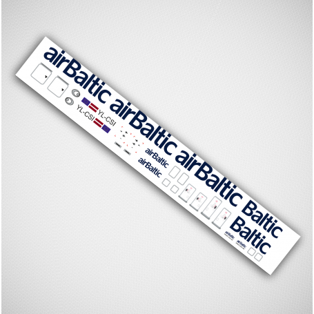 Airbus A220-300 1:200 airBaltic Decal