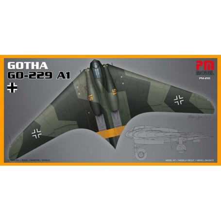 PM Model Gotha Go-229 A1 1:72 Maket