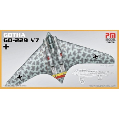 PM Model Gotha Go-229 A7 1:72 Maket