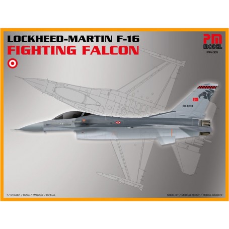PM Model Lockheed-Martin F16 Fighting Falcon 1:72 Maket